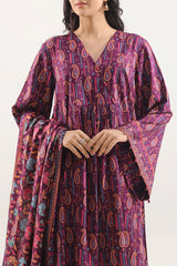 Unstitched Printed Lawn 3 Piece
