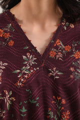 Unstitched Printed Lawn 3 Piece