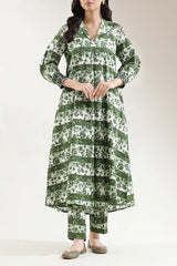 Unstitched Printed Lawn 2 Piece (Shirt/Trouser)