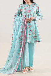 Printed Lawn Stitched 3 Piece