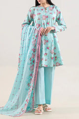 Printed Lawn Stitched 3 Piece