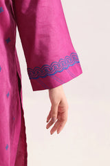 Cotton Jacquard Stitched 2 Piece (Shirt/Trouser)