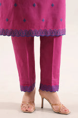 Cotton Jacquard Stitched 2 Piece (Shirt/Trouser)