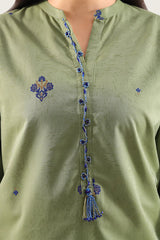 Cotton Jacquard Stitched 2 Piece (Shirt/Trouser)