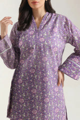 Printed Lawn Stitched 2 Piece (Shirt/Trouser)