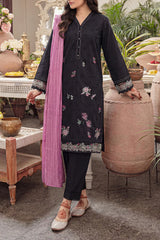 Solid Embroidered Cambric Stitched 2 Piece (Shirt/Trouser)