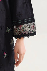 Solid Embroidered Cambric Stitched 2 Piece (Shirt/Trouser)