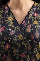 Printed Embroidered Arabic Lawn Stitched 2 Piece (Shirt/Trouser)