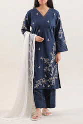 Embroidered Chiffon Dupatta
