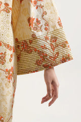 Unstitched Printed Lawn 3 Piece