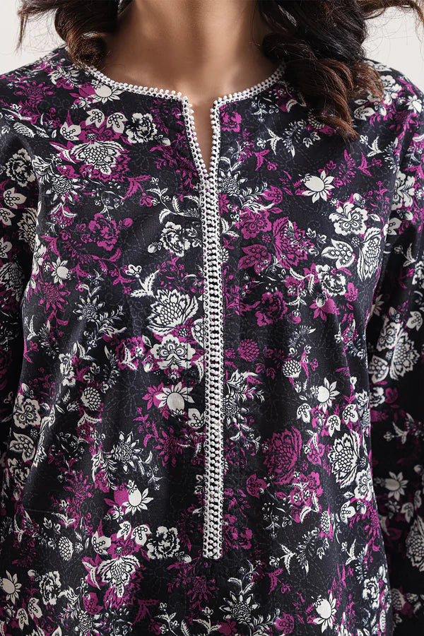Unstitched Printed Lawn 3 Piece