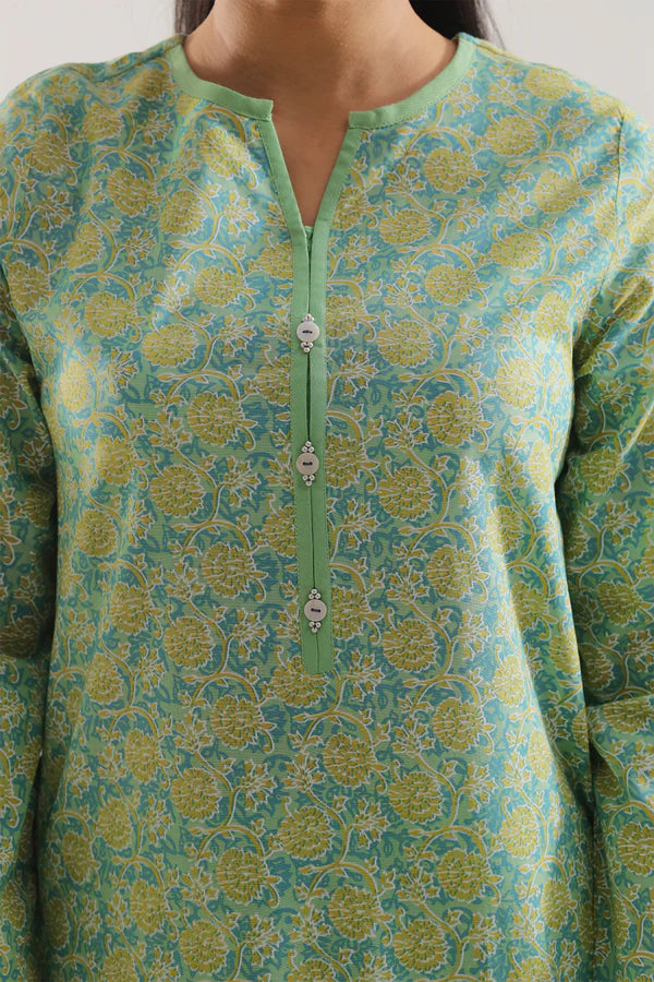 Unstitched Printed Lawn 3 Piece