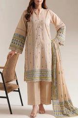 Unstitched Jacquard Cotton 3 Piece
