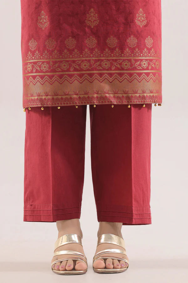 Unstitched Cotton Jacquard 3 Piece