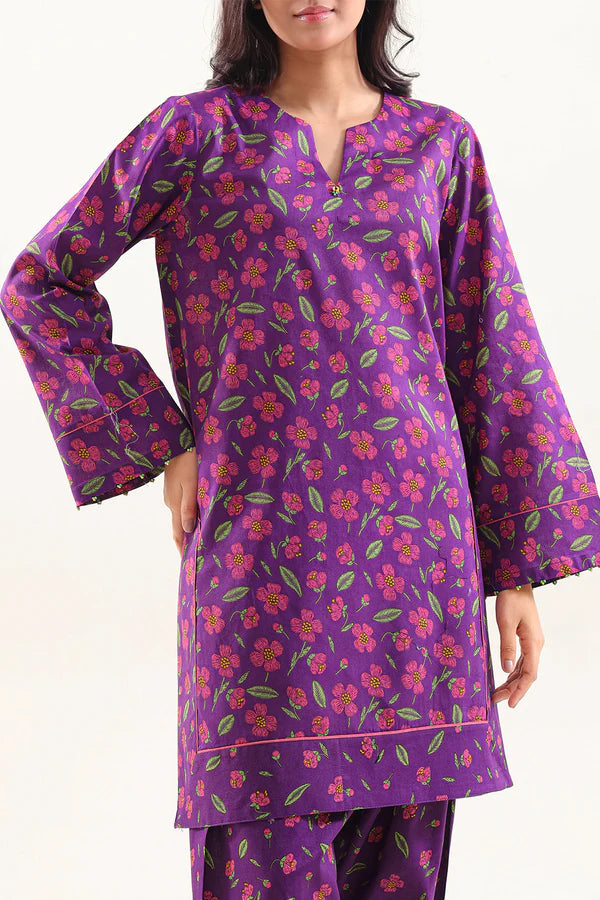 Unstitched Printed Lawn 2 Piece (Shirt/Trouser)
