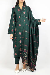 Unstitched Jacquard Cotton 2 Piece (Shirt/Trouser)