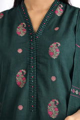 Unstitched Jacquard Cotton 2 Piece (Shirt/Trouser)