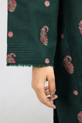 Unstitched Jacquard Cotton 2 Piece (Shirt/Trouser)
