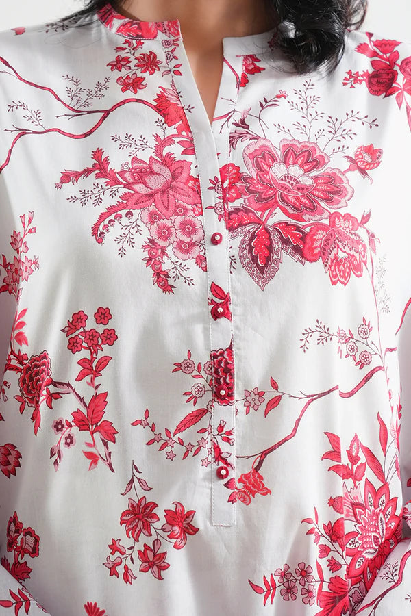 Unstitched Printed Lawn 3 Piece
