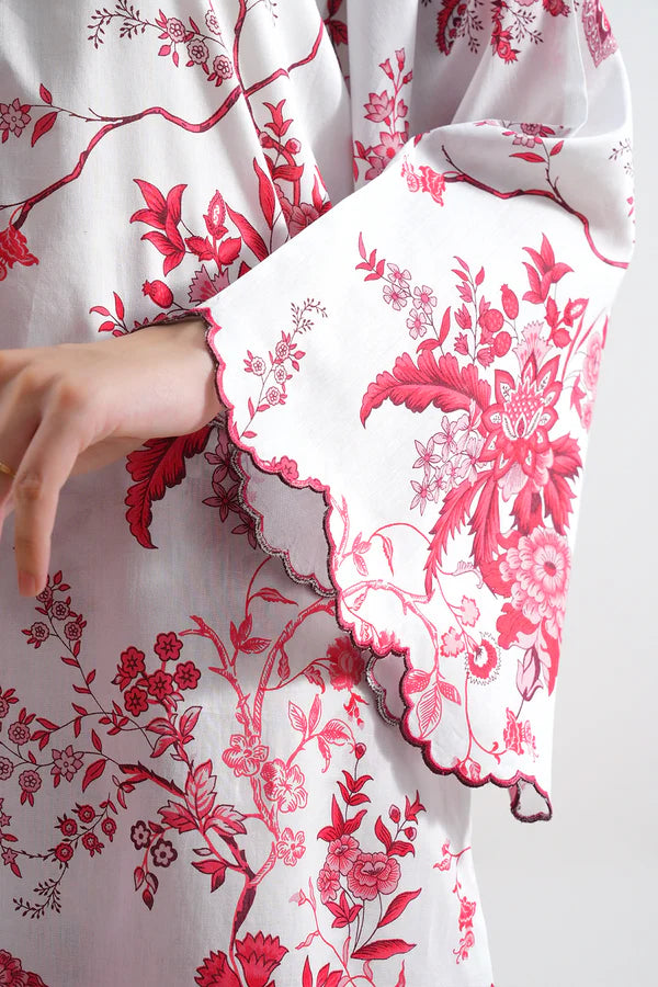 Unstitched Printed Lawn 3 Piece