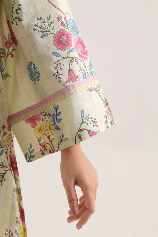 Unstitched Printed Lawn 3 Piece