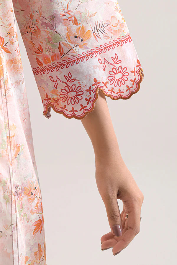 Unstitched Printed Lawn 3 Piece