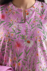 Unstitched Printed Lawn 3 Piece