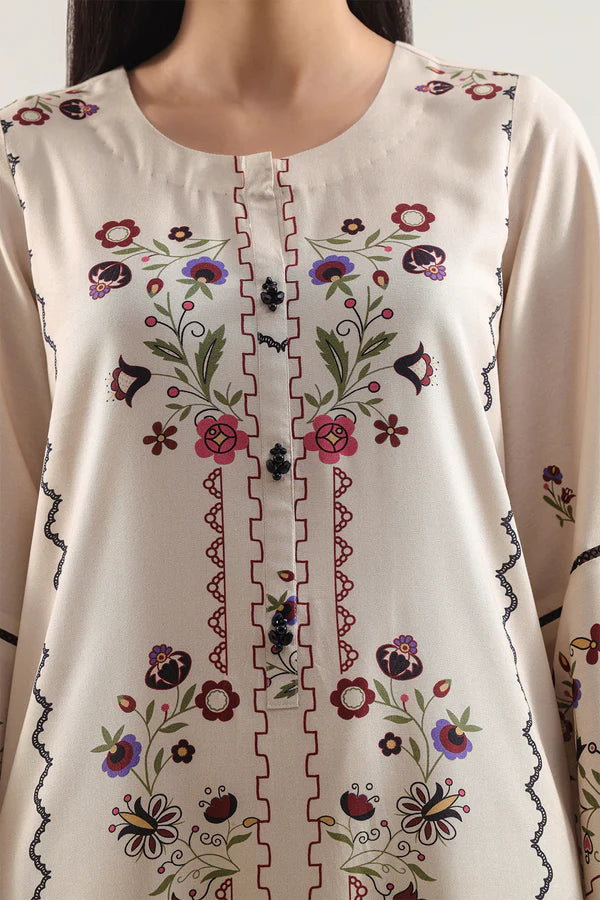 Unstitched Printed Linen 3 Piece