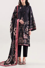 Unstitched Printed Linen 3 Piece