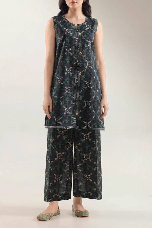 Unstitched Printed Lawn 2 Piece (Shirt/Trouser)