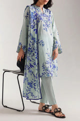 Unstitched Printed Corduroy 3 Piece
