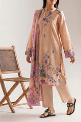 Unstitched Printed Pashmina 3 Piece