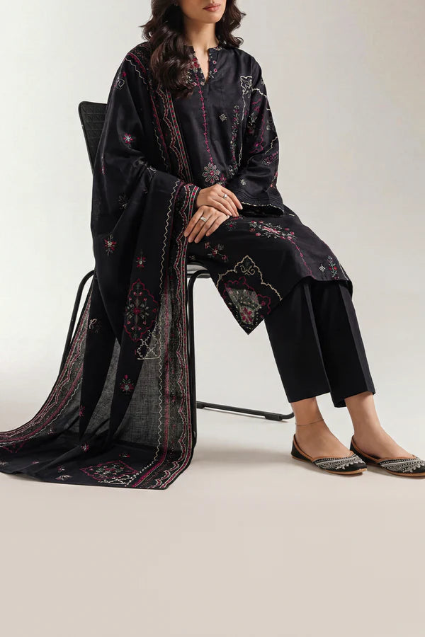 Unstitched Printed Lawn 3 Piece