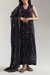 Unstitched Printed Lawn 3 Piece