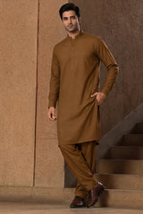 Unstitched Premium Blended Wear Suit (Signature) Gold