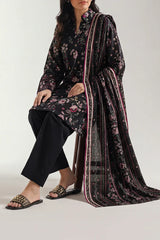 Unstitched Printed Lawn 3 Piece