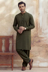 Unstitched Premium Blended Wear Suit (Elegance) Silver
