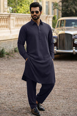 Unstitched Premium Blended Wear Suit (Platinum) Salaar
