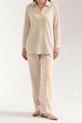 Peg High-Waist Pants