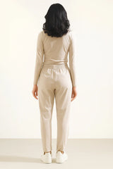 Peg High-Waist Pants