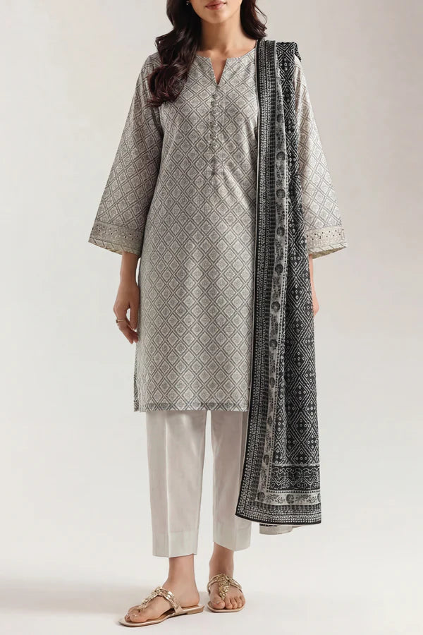 Printed Lawn Stitched 2 Piece (Shirt/Trouser)