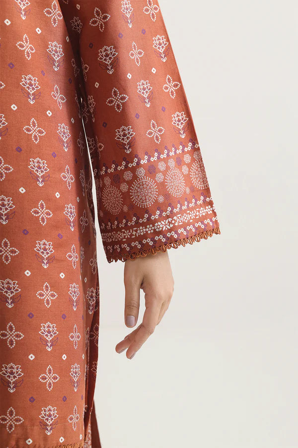 Printed Lawn Stitched 3 Piece