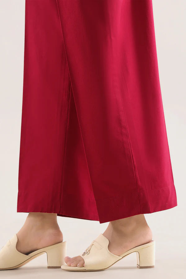 Solid Embroidered Poplin Stitched 2 piece (Shirt/Trouser)