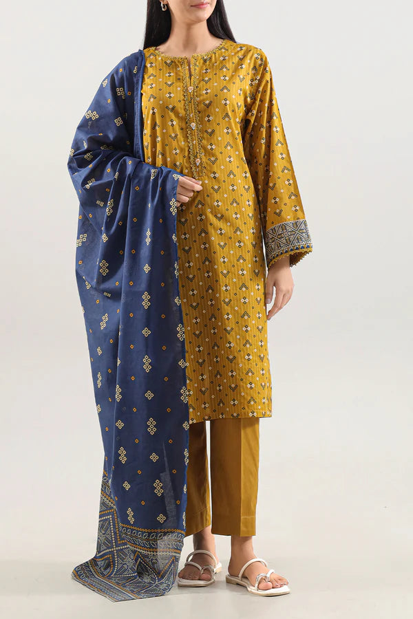 Printed Lawn Stitched 3 Piece