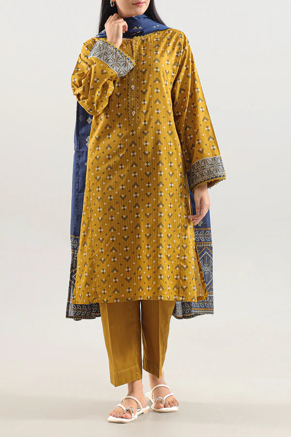 Printed Lawn Stitched 3 Piece