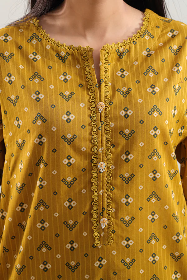 Printed Lawn Stitched 3 Piece