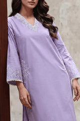Solid Embroidered Cambric Stitched 2 Piece (Shirt/Trouser)