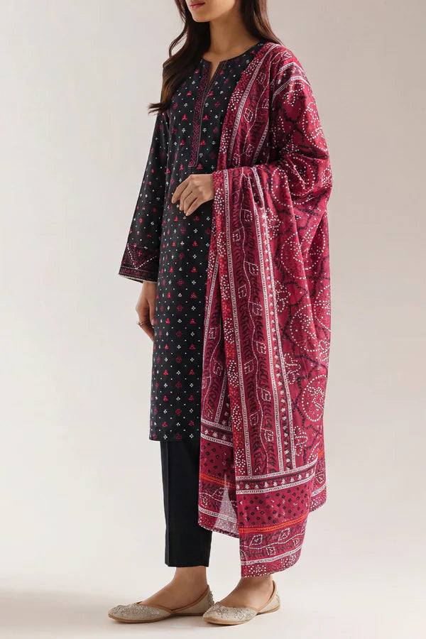 Printed Lawn Stitched 3 Piece