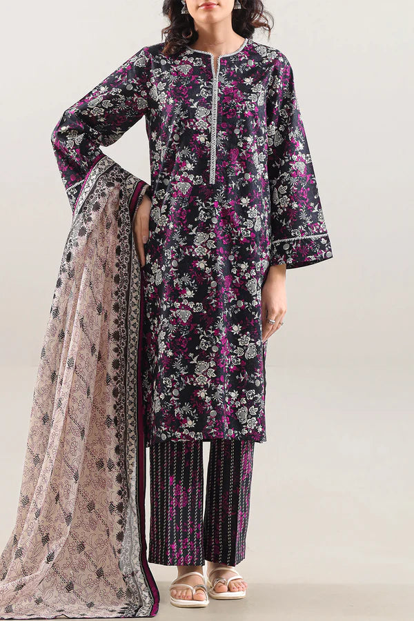 Printed Lawn Stitched 3 Piece
