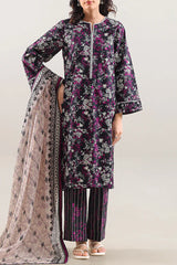 Printed Lawn Stitched 3 Piece